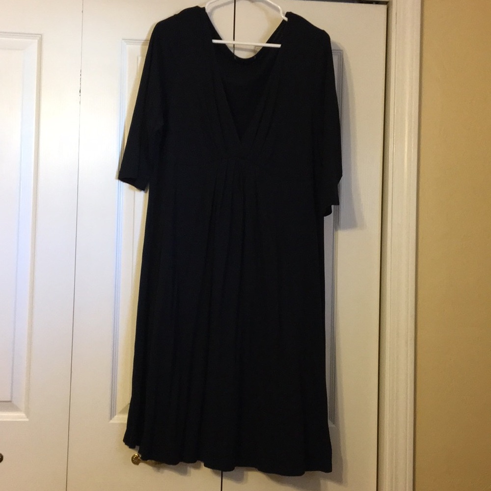Cotton Dress with 3/4 length sleeves